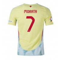 Spania Alvaro Morata #7 Bortedrakt EM 2024 Kortermet